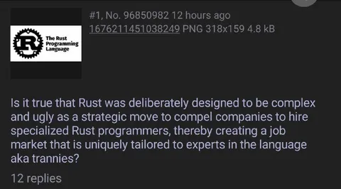 Rust Deliberately Designed to Be Ugly