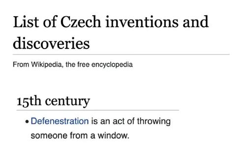 List of Czech Inventions