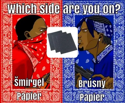 Šmirgel papier alebo brúsny papier
