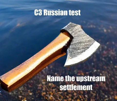 C3 Russian Test Axe Meme
