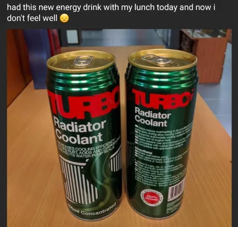 Energy Drink Mix-Up