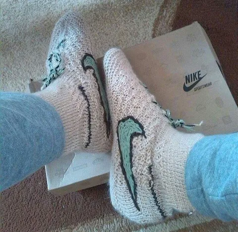 Вязаные кроссовки Nike