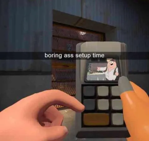 Boring ass setup time