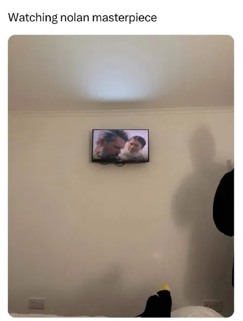 Watching Nolan's Masterpiece on Tiny TV