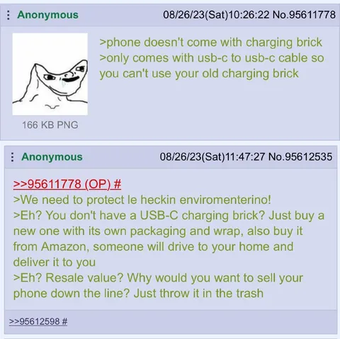 USB-C Charging Brick Argument
