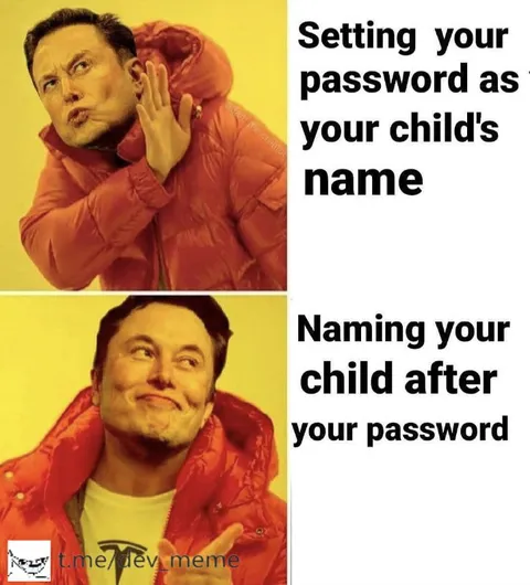 Naming Your Child After Your Password