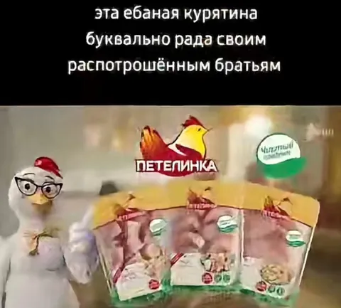 Курица рада своим братьям