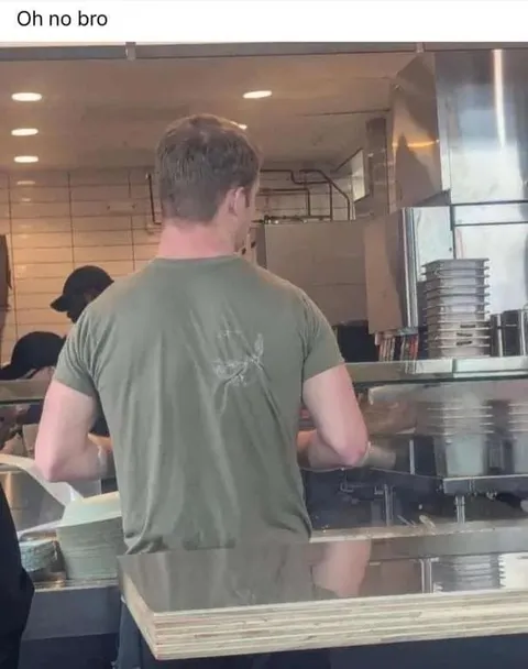 Oh No Bro at the Restaurant