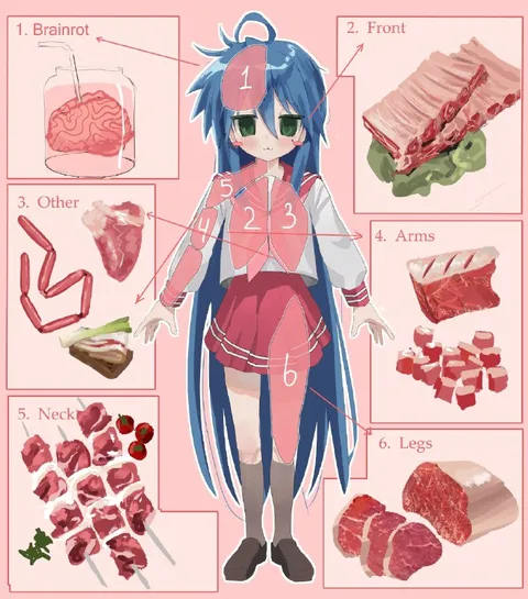 Anime Girl Meat Anatomy