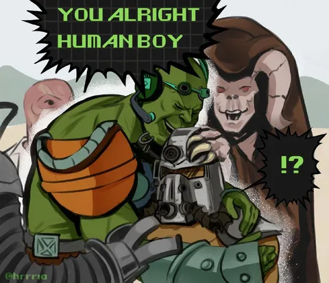 You Alright Human Boy