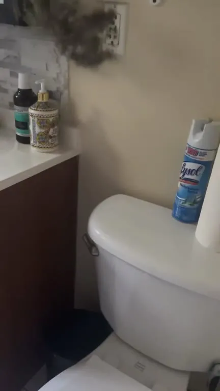 Bathroom Outlet Starts Smoking