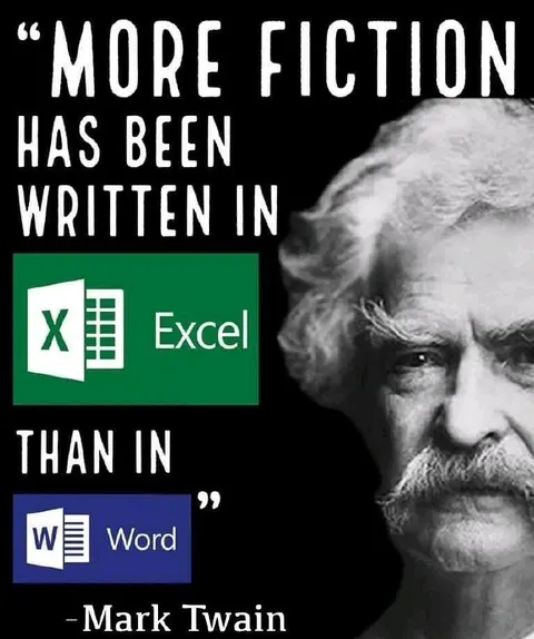 More Fiction Written in Excel