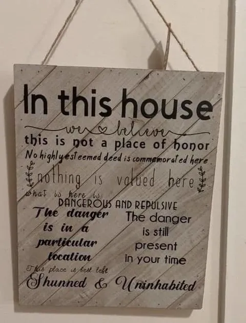 This House Is Dangerous