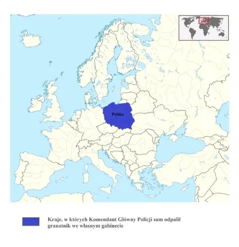Карта стран с гранатомётчиком