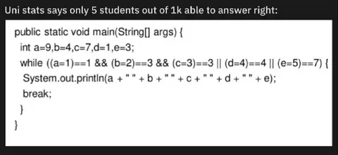 Only Five Students Can Answer