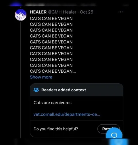 Cats Can Be Vegan
