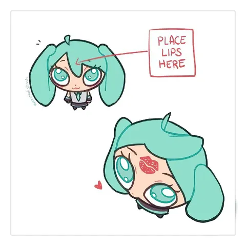 Place Lips Here Kiss