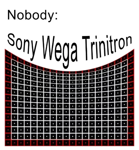 Nobody Sony Wega Trinitron