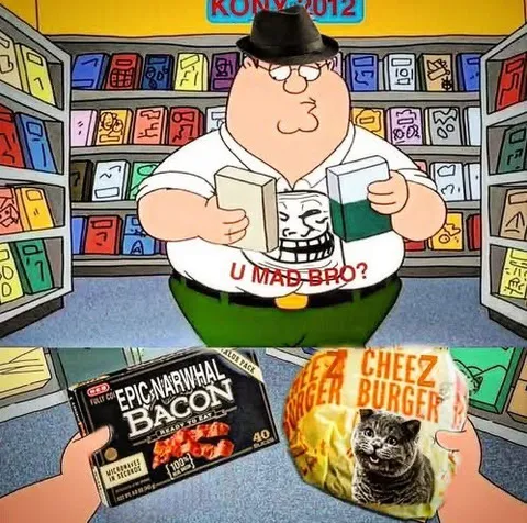 U Mad Bro Bacon Burger