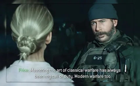 Price Explains His Call of Duty