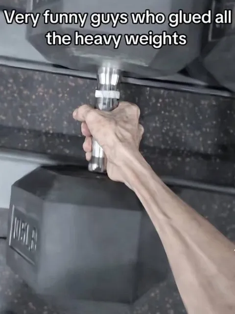 Guys Who Glued All the Heavvy Weights