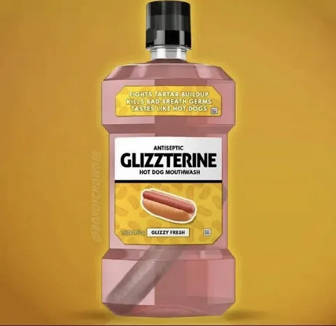 Glizzterine Hot Dog Mouthwash