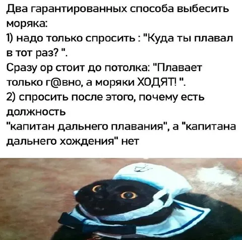 Как выбесить моряка