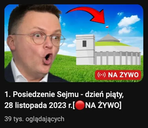 Posiedzenie Sejmu na żywo