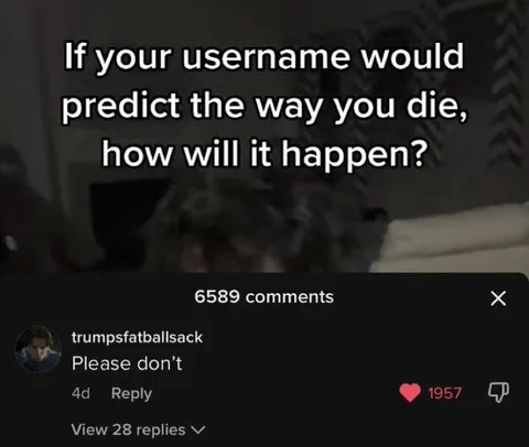 Username Predicts Your Death