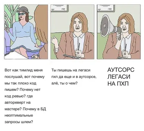 Аутсорс легаси на ПХП