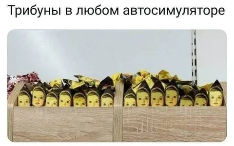 Трибуны в автосимуляторе