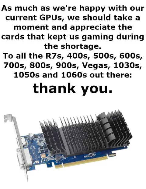Thank You, Old GPUs