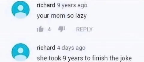 Nine-Year Joke Comeback
