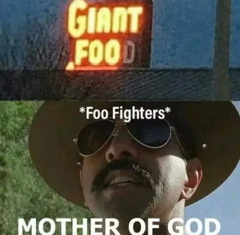 Giant Food Foo Fighters Pun