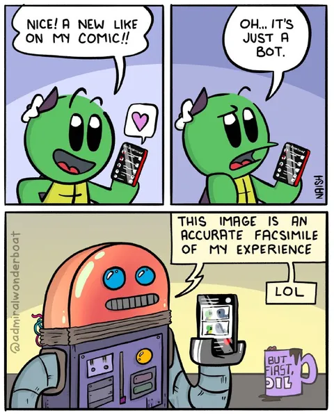 Comic Like Turns Out to Be a Bot