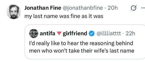 My Last Name Was Fine