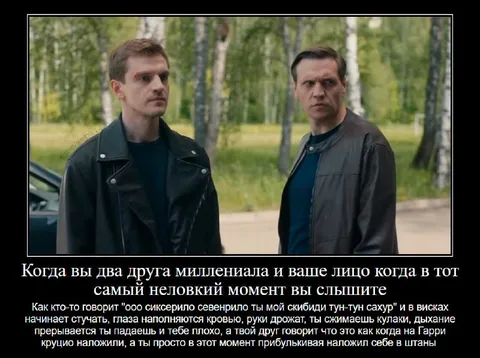 Два друга слышат скибиди