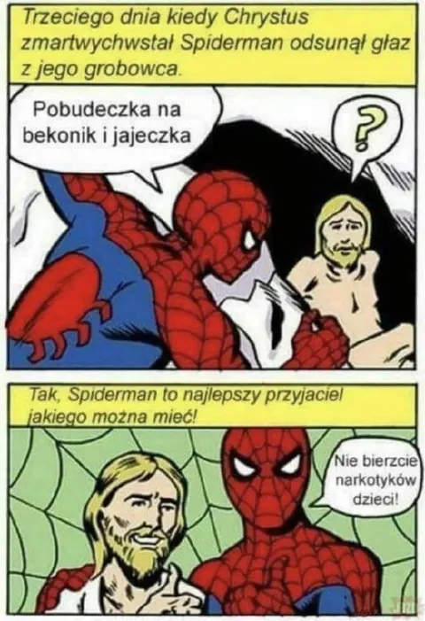 Spider-Man budzi Chrystusa