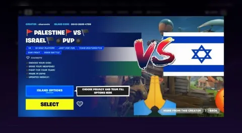 Palestine vs Israel PVP