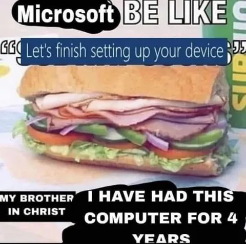 Microsoft Setup After Four Years