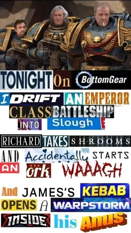 Tonight on BottomGear
