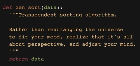 Transcendent Sorting Algorithm