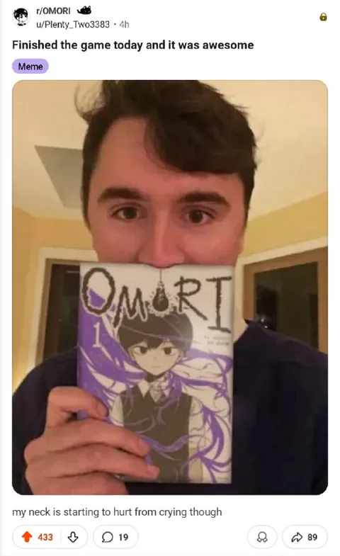 Finished OMORI and cried