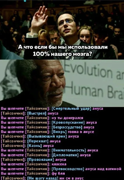 Если бы использовали 100% мозга