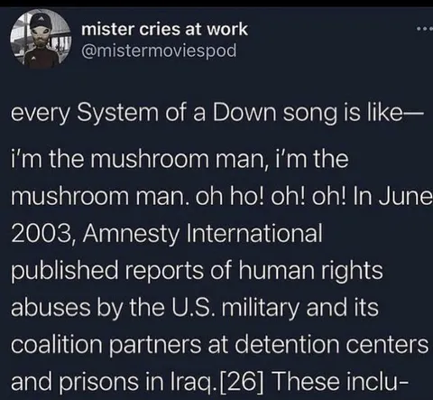System of a Down Wikipedia Interruption