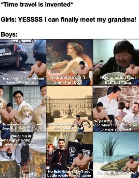 Boys Meet Their Grandmas