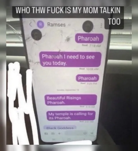 Who the Fuck Is My Mom Talking To