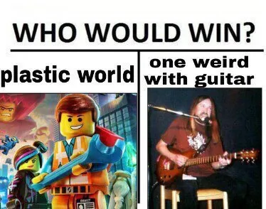 Plastic World vs One Weird Guitarist
