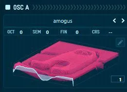 Amogus Oscilloscope