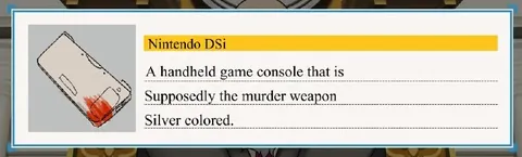 Nintendo DSi Murder Weapon